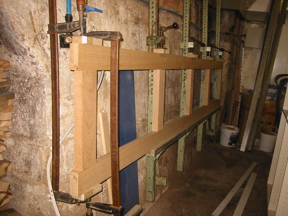 Hier sehen Sie einen Teil des Rahmens.